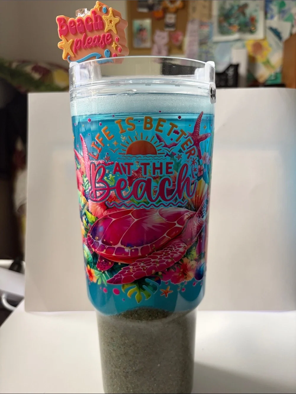 Life Is Better at the Beach 40 oz Beach Fill Tumbler